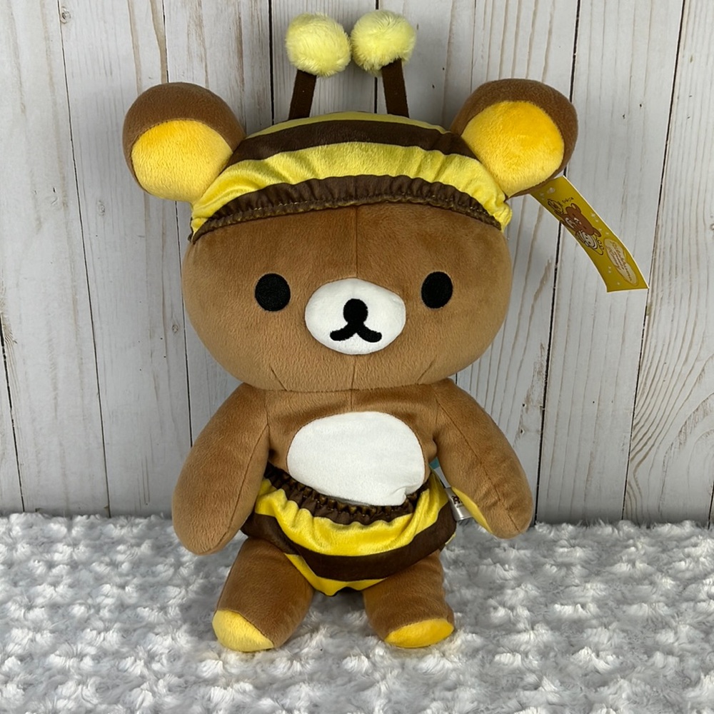 Rilakkuma Honey Bee Bear Plush 13 in